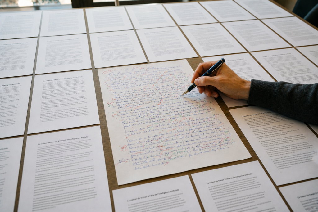 Réponses standardisées par l’intelligence artificielle face à une pensée singulière
