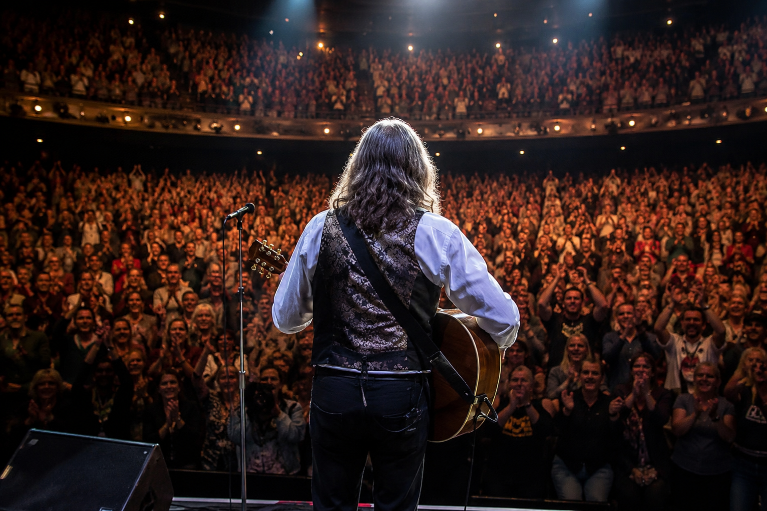 Roger Hodgson en concert interprétant les succès de Supertramp pour illustrer son actualité musicale.